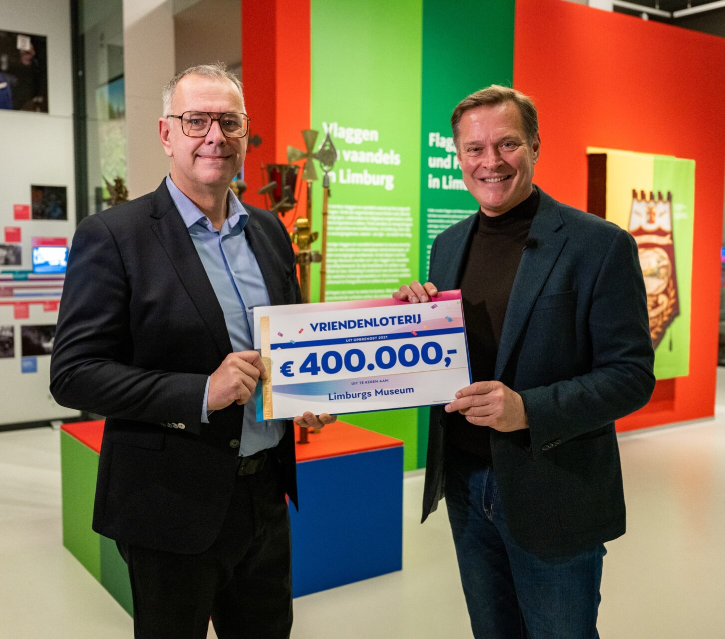 Eenmalige bijdrage van 400.000 euro van de Vriendenloterij