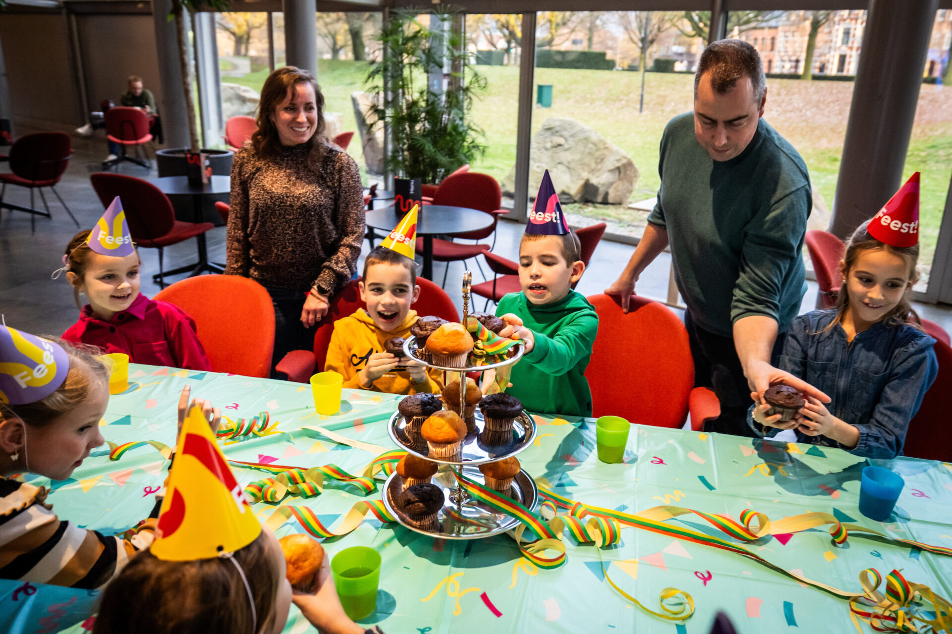 Kinderfeestje in 'Feest!'