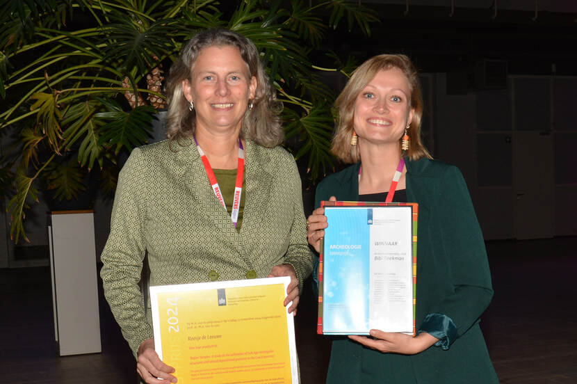 Bibi Beekman wint Archeologietalentprijs 2024