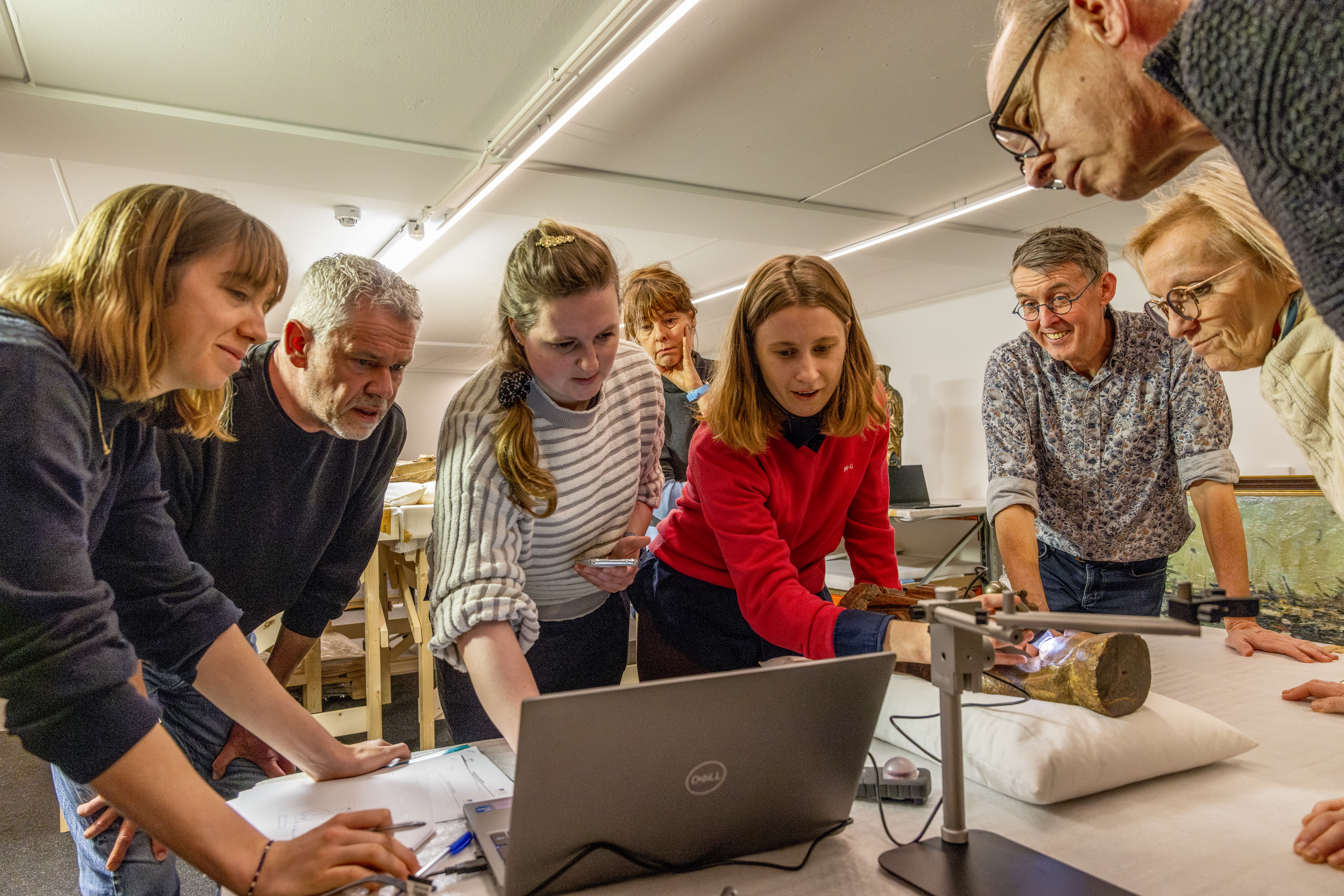 PoCo-projectteam in het Limburgs Museum
